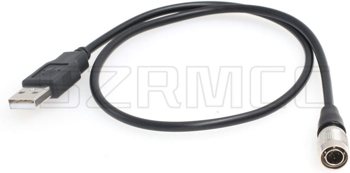 SZRMCC USB to Hirose 4 pin Male Power Cable for Zoom F4 F8 Sound Devices 633 644 688 Recorders (30cm) - Image 4