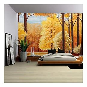 Beautiful Image of an Original Oil Painting on Canvas - Removable Wall Mural | Self-Adhesive Large Wallpaper - 66x96 inches
