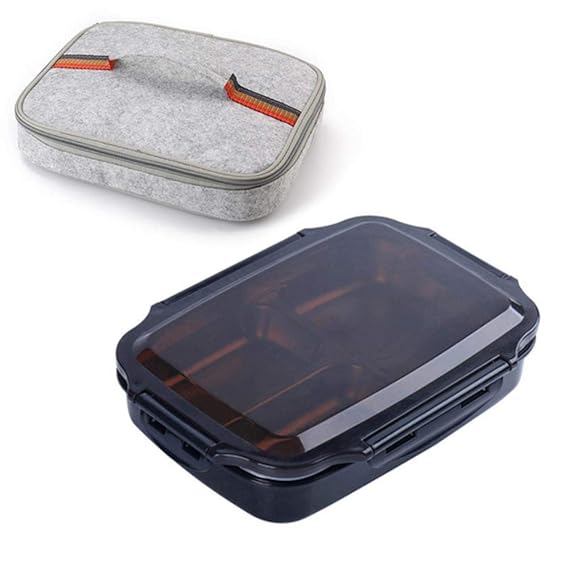 Fiambrera anaranjada de acero inoxidable Fiambrera de gran ...