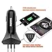 Car Charger, Tonicstar 3 Port USB Car Charger for Universal Smart Phones