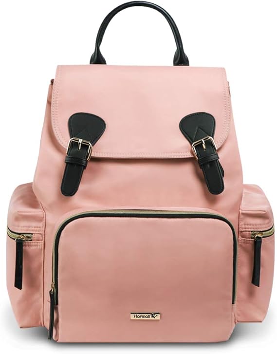 Hafmall Nappy Changing Bag Backpack, Waterproof Stylish Baby Diaper Bag