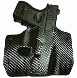 Black Carbon Fiber Kydex OWB Holsters for More Than 200 Different Handguns. Left & Right Versions Plus Speed Clips Available.