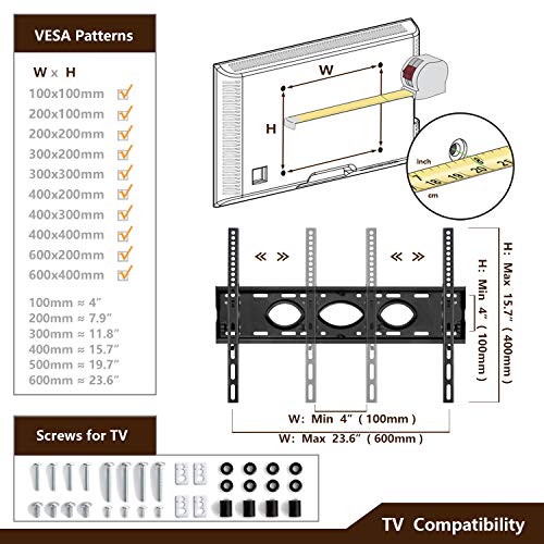 Mobile TV Stand Rolling TV Cart Floor Stand on Lockable Wheels with Tilt Mount and Adjustable Shelf for 32-70 Inch Flat Screen or Curved TVs, Monitors Display Trolley Stand