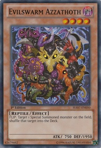 Yu-Gi-Oh! - Evilswarm Azzathoth (HA07-EN050) - Hidden Arsenal 7: Knight of Stars - Unlimited Edition - Super Rare