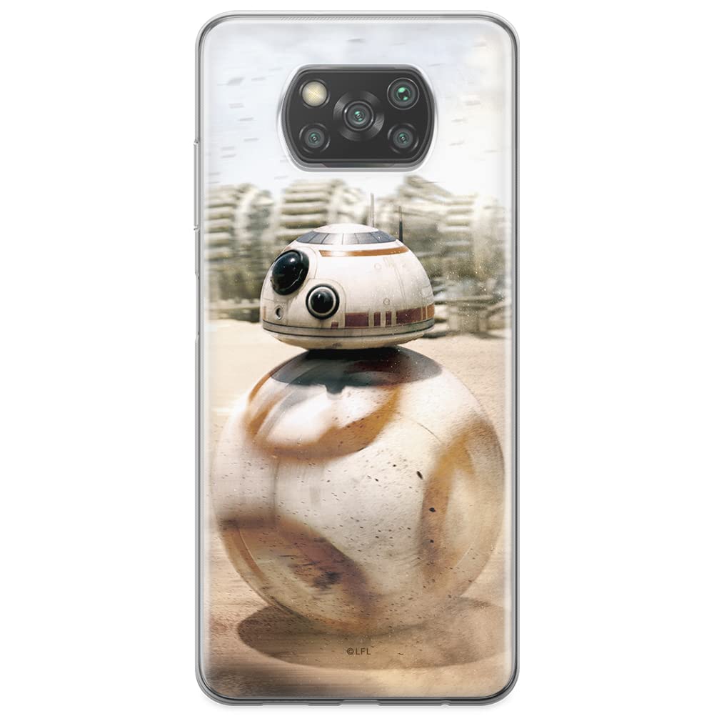 ERT GROUP mobile phone case for Xiaomi POCOPHONE X3 original and officially Licensed Star Wars pattern BB 8 001 optimally adapted to the shape of the mobile phone, case made of TPU