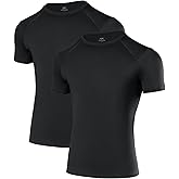 Niksa 1/2/3 Pack Boys Compression Shirt, Youth Athletic Quick Dry Undershirt Kids Sport Base Layer for Baseball Football