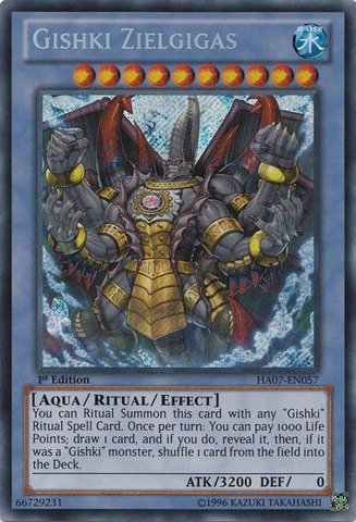 Yu-Gi-Oh! - Gishki Zielgigas (HA07-EN057) - Hidden Arsenal 7: Knight of Stars - 1st Edition - Secret Rare
