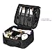 Esonmus Lightweight Cosmetic Bag Makeup Bag Portable Makeup Travel Bag Storage Bag with Padded Handle Travel Makeup Cosmetic Bag Multifunctional Bag for Traveling and Business Trip