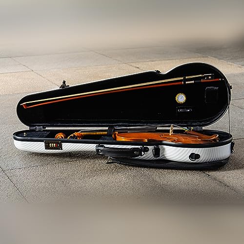 4/4 Full Size Violin case HighStrength Carbon Fiber Triangle Violin