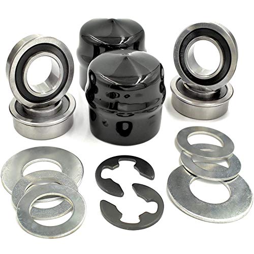 HD Switch (4 Pack) Front Wheel Bushing to Bearing Conversion Kit Replaces Craftsman, Sears, AYP, Poulan, Husqvarna 9040H - OEM Upgrade
