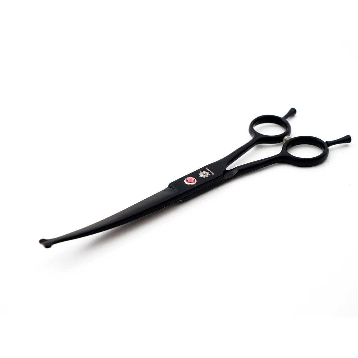 Dream Reach Professional Dog 7.0 Inches Grooming Kit - Cutting Curved Scissors, Thinning Shears, Comb, Hair Trimming Set for Dogs and Cats (Upwrap Cutting)