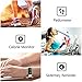 Fitness Tracker Watch With Heart Rate Monitor Bonebit Waterproof Outdoor Sportwatch with Pedometer Calories Counter and Sleep Monitor Bluetooth Wireless Smart Bracelet for Android& iOS Phone (Blue)