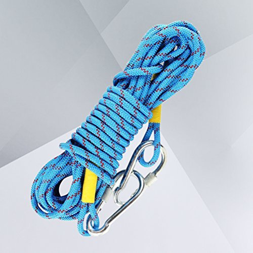 vorcool Outdoor Klettern Seil 2 meter Klettern Seil mit 10 cm Stahl Haken (zufällige Farbe) – Bild 6