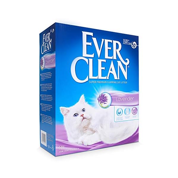 Ever Clean Lettiera Agglomerante Lavanda, 10.Litri, Profumata