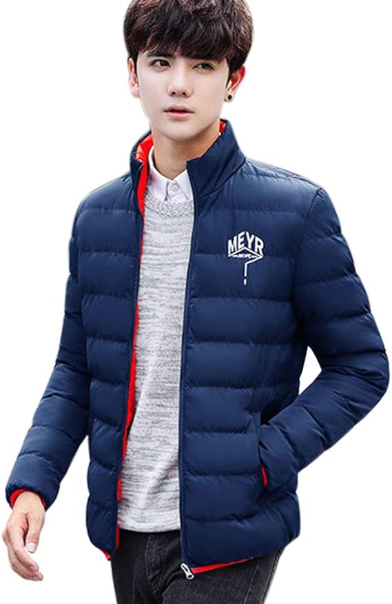 Amazon Wenhai冬 中綿ジャケットメンズ ダウンジャケット 軽量 防風 防寒 細身 ダウンコートシンプル トップス 通勤通学 綿入れ アウトドア コート 大きいサイズ 暖かい かっこいい ショート アウター 黒 エレガント コート ジャケット 通販