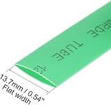 Sourcing Map Heat Shrink Tubing 8mm 2:1 7m Green 1000V Cable Sleeve view 3
