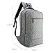 HITOP Laptop Backpack,15 Inch Dual Compartment College Lightweight Daypack (Grey)
