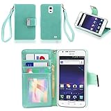 IZENGATE(TM) Executive Premium PU Leather Wallet Flip Case Cover Folio for Samsung Galaxy S2 SII I727 Skyrocket AT&T (Mint)