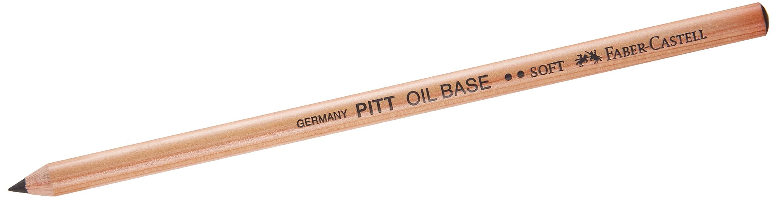 Faber-Castell PITT Monochrome Artists' Oil Base Number 2 Soft Pencil - Black