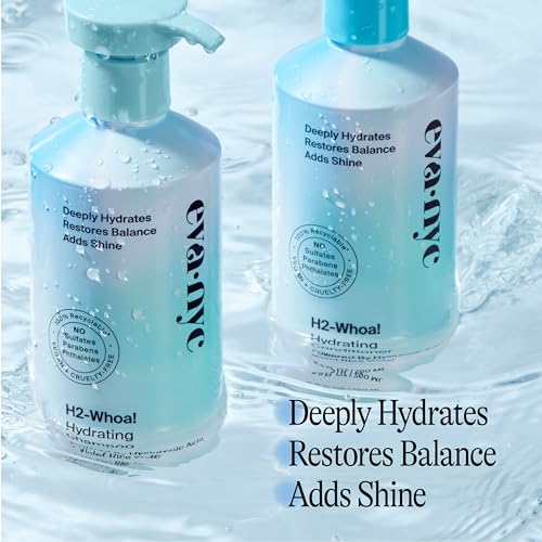 EVA NYC H2-WHOA HYDRATING CONDITIONER, INFLUSED WITH HYALURONIC ACID AND VOILET RICE WATER, 8.8 FL OZ