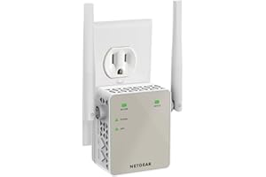 NETGEAR AC1200 WiFi Range Extender - Essentials Edition (EX6120-100NAS), White