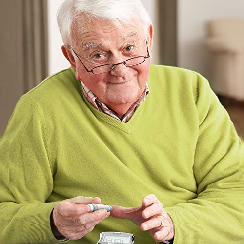 image for AUVON Lancing Device with Less Pain Design, Blood Sample Pen with 10 A