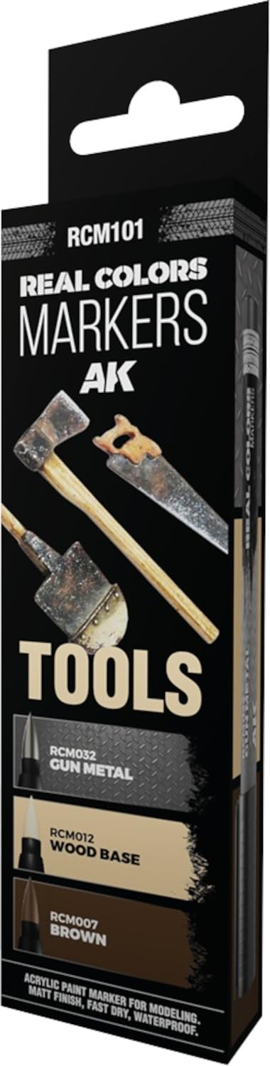 AK Real Colors Marker Set RCM101 Tools (3pcs)