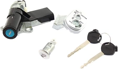 Amazon スペイシー 100 Jf13 海外 純正 キー シリンダー セット Am 708 バイク用キーシリンダー 車 バイク