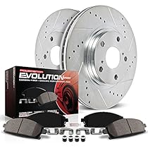 Power Stop K2445 Rear Z23 Evolution Brake Kit with Drilled/Slotted Rotors and Ceramic Brake Pads
