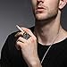EVBEA The Ring Mask Japanese Cool Hannya Devil Statement Rings for Men(10)