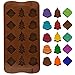 39 Piece Christmas Chocolate Mold Set, Christmas Theme Silicone Moulds, Ideal for Xmas Shaped Chocolate, Ice, Lotion Bars, Candy, Jelly, Candles, and Other DIY Products