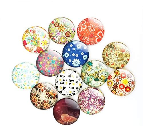 Shengchu 12 Fridge Magnets - Office Magnets Set,Dry Erase Board Magnets, Refrigerator Magnets For Whiteboard, Map, Home Decoration, Arts & Crafts, Office Organizing (Small flower)