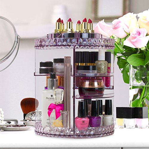 image for Sorbus Rotating Makeup Organizer, 360° Rotating Adjustable Carousel S