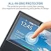 Echo Show Screen Protector, Cubevit Echo Show 2 Pack Tempered Glass Screen Protector, [Cutout for Camera] HD Clear Glass Screen Protector Bubble Free / Scratch Proof / Full Coverage for Echo Show