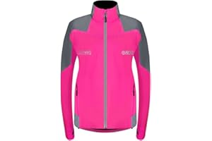 Proviz Women's Nightrider Reflective Waterproof Cycling Jacket Hi Visibility Breathable Cycling Coat