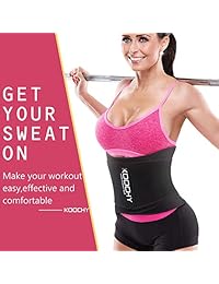 KOOCHY - Cinturón de neopreno deportivo para mujer, para pérdida de peso