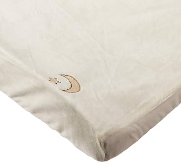 beige changing pad cover
