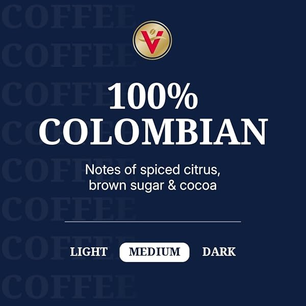 VICTOR ALLEN’S COFFEE 100% COLOMBIAN, MEDIUM ROAST, 42 COUNT, SINGLE SERVE COFFEE PODS FOR KEURIG K-CUP BREWERS