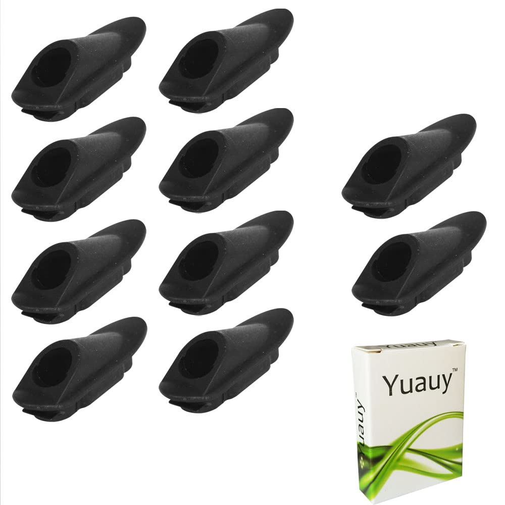 Yuauy 10 pcs Bike Cable Tube Clamp Grommets Frame Brake Cable Buckles Clip Holder Hole Inner Embedded Bicycle Shift Derailleur Wire Line Pipe Guide Plugs Organizer Cord Fixed MTB Routing