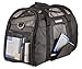 Pet Carrier Airline Approved Dog Carrier, Small Pet Carrier Perfect, Cat Carrier, Small Dog Carrier, Small Animal Carrier, Pet Travel Bag, Car Carrier, Cat Travel Carrier by Caldwell's (Black)