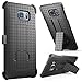 Galaxy S6 Edge Plus Case, i-Blason Transformer Slim Hard Shell Case Holster Combo with Kickstand and Locking Belt Swivel Clip for Samsung Galaxy S6 Edge Plus +