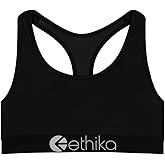 Ethika Girl's Sports Bra Stretch with Removable Pads for Active Play (Subzero)