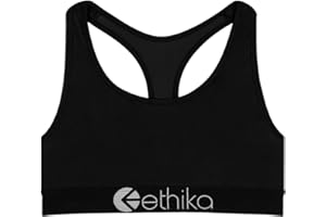 Ethika Girl's Sports Bra Stretch with Removable Pads for Active Play (Subzero)