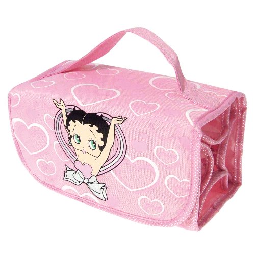 Betty Boop Deluxe Handbag Wide Range Selection -Choose Your Option (Deluxe Pink Heart Coametic Wrap Case)