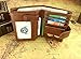 Admetus Leather Wallet for Men or Women RFID Blocking Card Holder Coin Purse Trifold Wallet