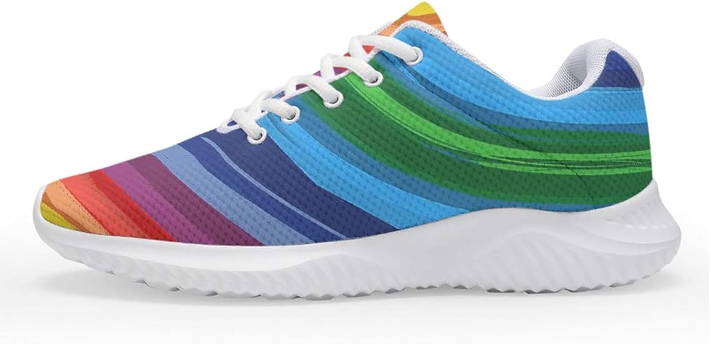 womens rainbow trainers