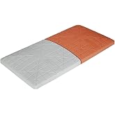 Champro Orange/White Double First Base with In-Ground Anchor for Youth Baseball, Made of Molded Rubber