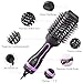 Hair Dryer Brush, Abody One-Step Hair Dryer & Volumizer with Negative Ionic, Ceramic Coating, 4 in 1 Hot Air Brush for Drying, Styling, Straightening and Curling, Leakproof Plug