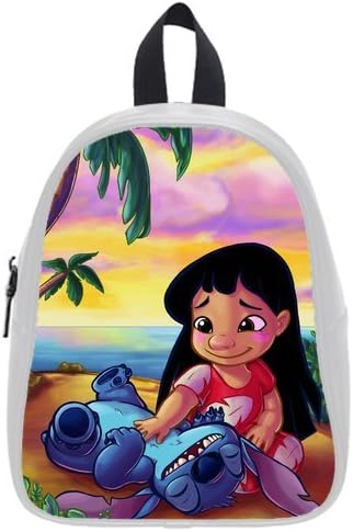 Fashion Style Lilo and Stitch Custom Student School Backpack Bag Shoulder Bag (Large)