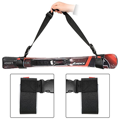 Mounchain Ski Carrier Strap and Pole Carrier Sling Strap Thick and